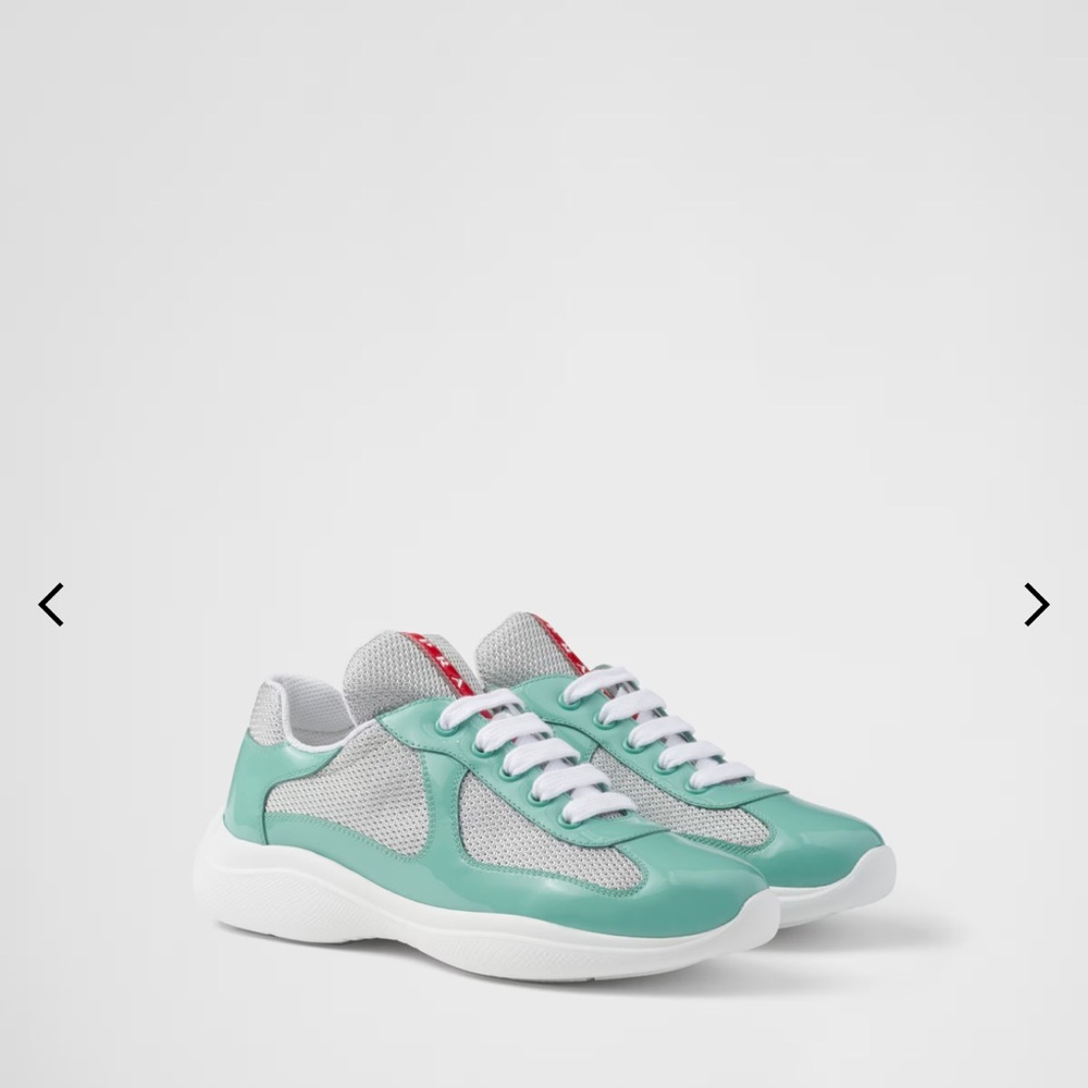 Prada America's Cup biker fabric sneakers